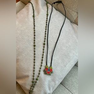 2 necklaces